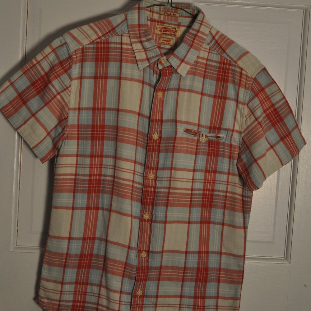 Lucky Brand SS Button Front Shirt